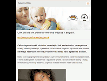 Tablet Screenshot of domovduha.sk